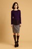 11. Salisbury Jumper - Purple . Waldorf Skirt - Grey.